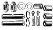 Kit Perni Fusi 80-90 -(2R) D.30,6X187