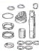 Kit Perno Fuso Scania Am800 114/144 1R