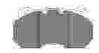 Serie Pastiglie Fr .Renault- Volvo 29090 | per Renault MAGNUM, PREMIUM, Volvo 7700, 8700 | OE 20825594 5001831161