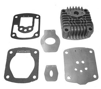 KIT TESTA+PIASTRA COMPR. AC67 IVECO 330 8124488