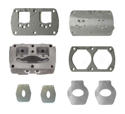 KIT TESTA+PIASTRA COMPR. AC75 IVECO 9922620