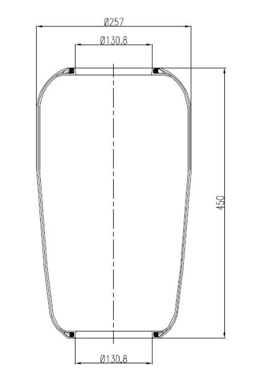 Molla Ad Aria Bpw/Man/Mercedes/Volvo | per Mercedes MK, Volvo FH12, MAN HOCL | OE A3603280101 51.43601.0039
