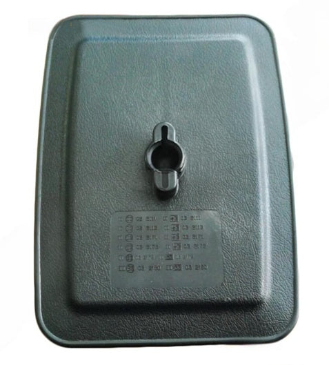 Retrovisore Nero S/Morsetto Om40 230X180
