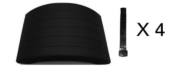 Parafango Superiore Nero Con Kit Tiranti 200.12502 Iveco Stralis 2001 Oe 41298975