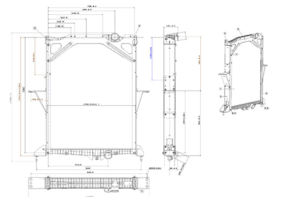 RADIATORE VOLVO FM9/12 VOLVO - 85000296