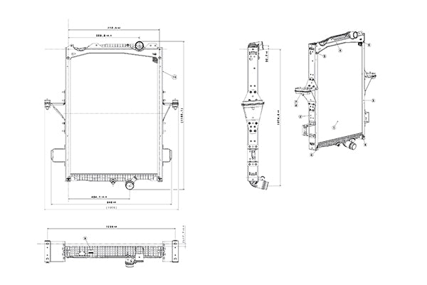 RADIATORE VOLVO FM/FMX VOLVO - 22374733