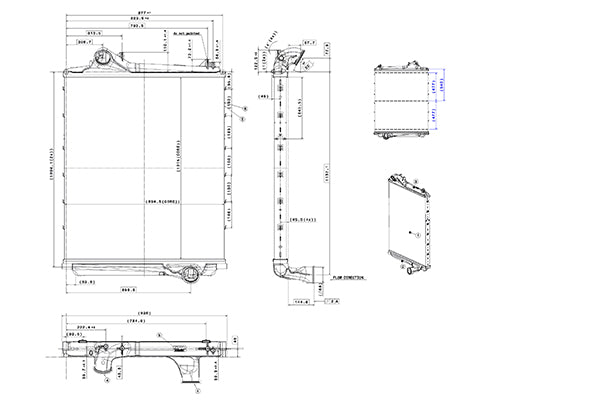 INTERCOOLER VOLVO FH-RENAULT SERIE T. E6 RENAULT - 7422062508