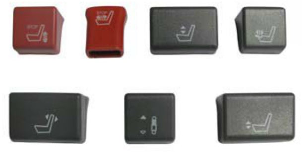 KIT PULSANTI REGOLAZIONE SEDILE IVECO - 93161640