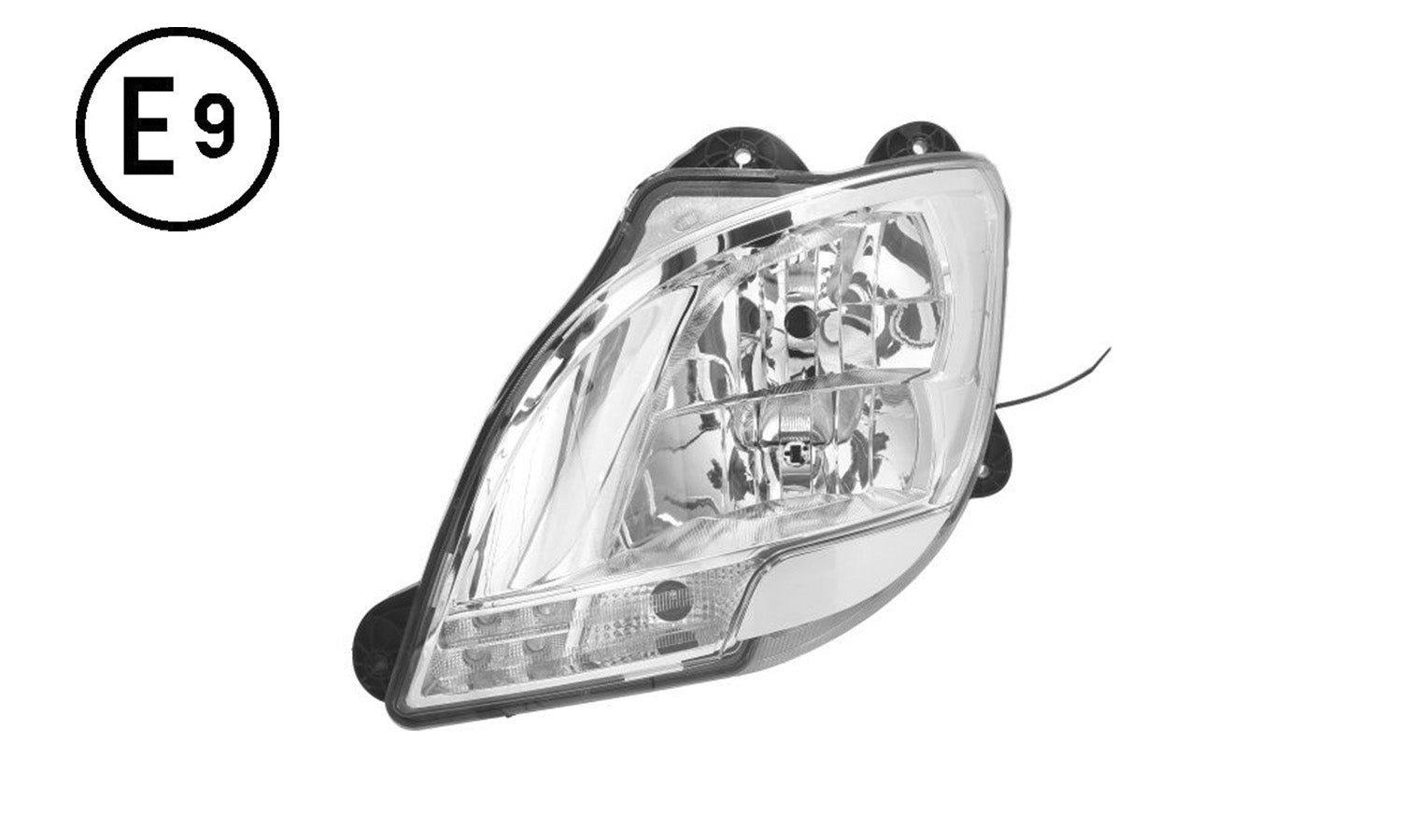 Faro Sinistro Elettrico Senza Motore Senza Lampadina (H7-H1-Py21W-Led) Omologato E9 Daf Xf 106 Oe 1939777