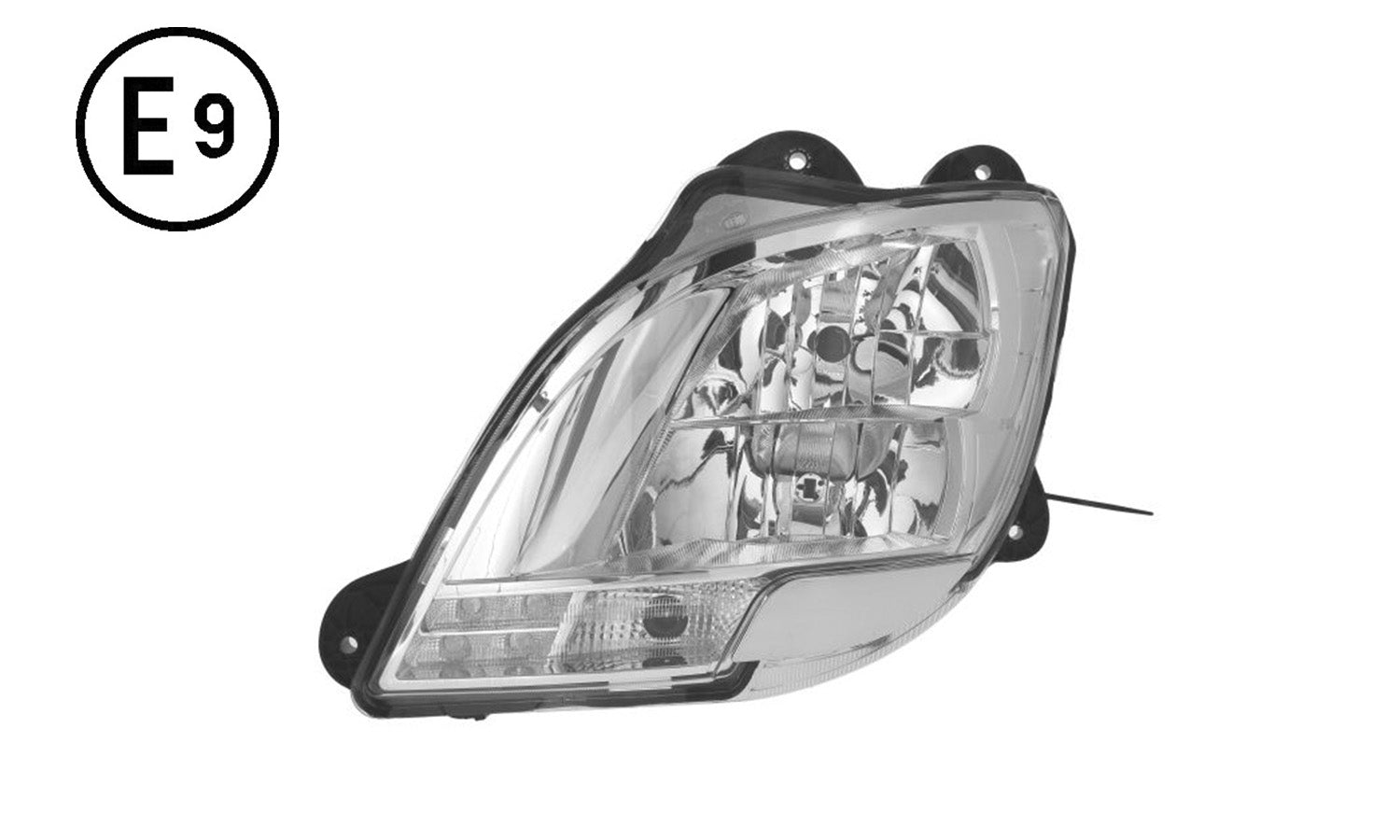 Faro Sinistro Manuale Senza Lampadina (H7-H1-Py21W-Led) Omologato E9 Daf Cf Euro 6 Oe 1835874