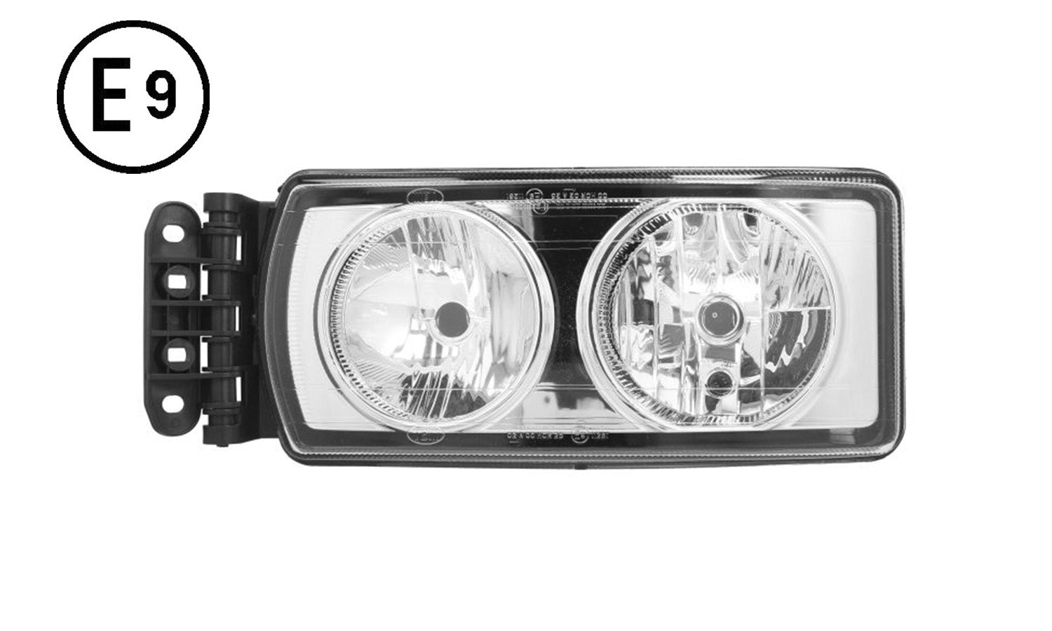 Faro Sinistro Manuale Senza Lampadina (H7-H7) Omologato E9 Iveco Eurocargo Tector My2008 75-120 Oe 504238117