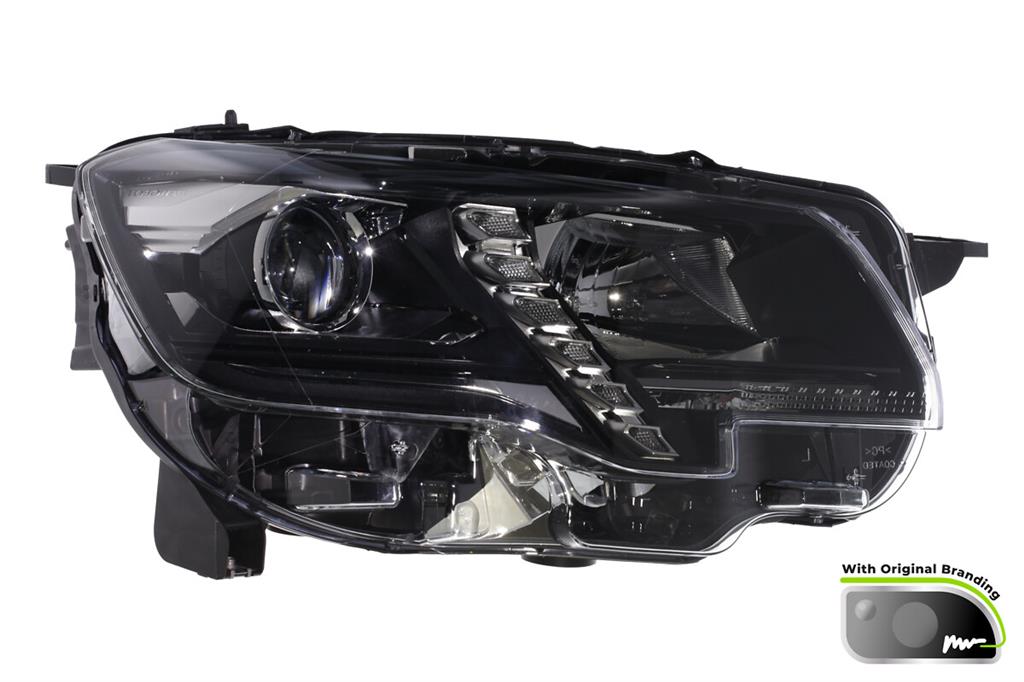 proiettore destro h1 h7 elettrico con motore peugeot rifter 2018 2024 450643