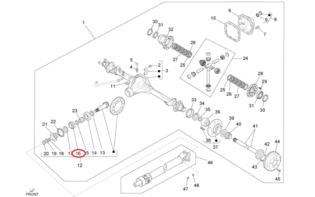 Cuscinetto Differenziale Piaggio Porter Maxxi E4 588317 - Mondo Porter