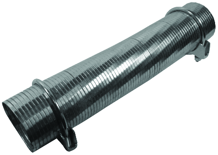 TUBO FLESSIBILE SCARICO INOX CON COLLARI PER IVECO TURBOSTAR oe 