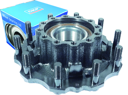 MOZZO RUOTA POSTERIORE CON CUSCINETTOSKF E COLONNETTE PER IVECO CURSOR oe 7180909