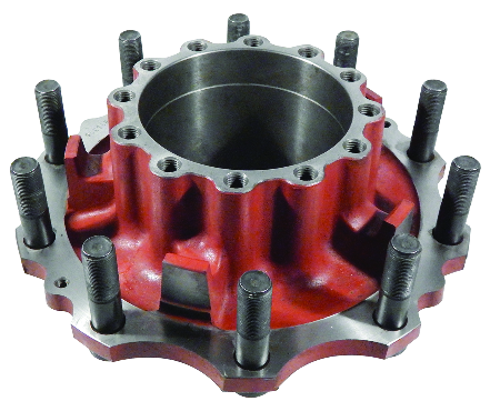 MOZZO RUOTA POSTERIORE CON COLONNETTE PER IVECO EUROSTAR oe 7180909