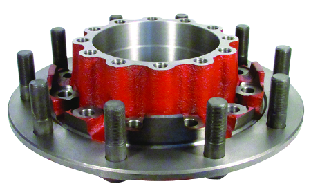 MOZZO RUOTA POSTERIORE CON COLONNETTESENZA CUSCINETTI PER IVECO EUROSTAR CURSOR oe 7186804
