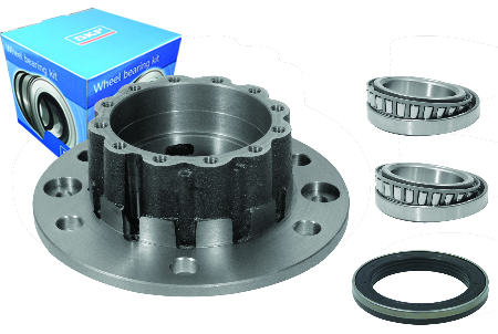 MOZZO RUOTA POSTERIORE CON CUSCINETTISKF, SENZA COLONNETTE PER IVECO DAILY oe 7172993