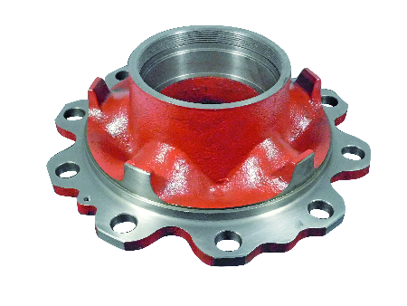 MOZZO RUOTA SENZA CUSCINETTI PER FRUEHAUF AXLE oe 3307300600