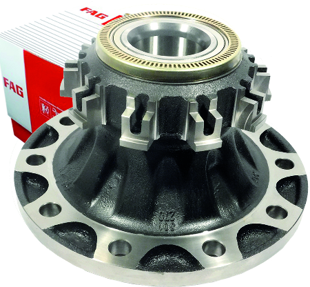 MOZZO RUOTA ANTERIORE CON CUSCINETTI FAGE ABS PER DAF XF 105 oe 1613331