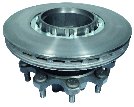 MOZZO RUOTA POSTERIORE CON DISCO,CUSCINETTI, COLONNETTE E ABS PER DAF EURO 5 oe 1812161