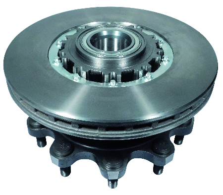 MOZZO RUOTA ANTERIORE CON DISCO,CUSCINETTI, COLONNETTE E ABS PER DAF EURO 3 oe 1391615