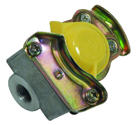 SEMIGIUNTO GIALLO CON VALVOLASEMIRIMORCHI PER ALL BRANDS TRAILER (Confezione da 2 pezzi) oe 9522000210