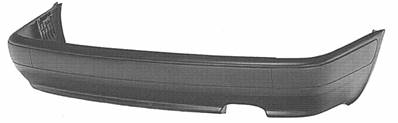paraurti posteriore con primer audi 80 1991 1994 ad0151051