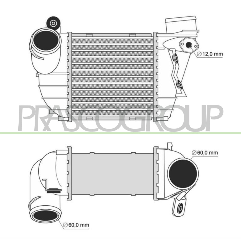 intercooler audi a3 3 5 porte 8v1 8va 1996 2003 ad016n002