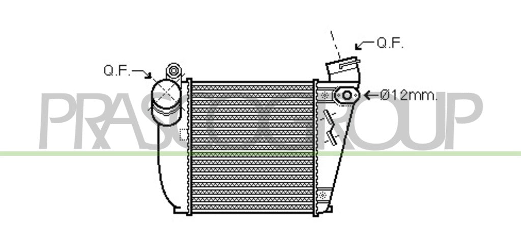 intercooler audi a3 3 5 porte 8v1 8va 1996 2003 ad016n004