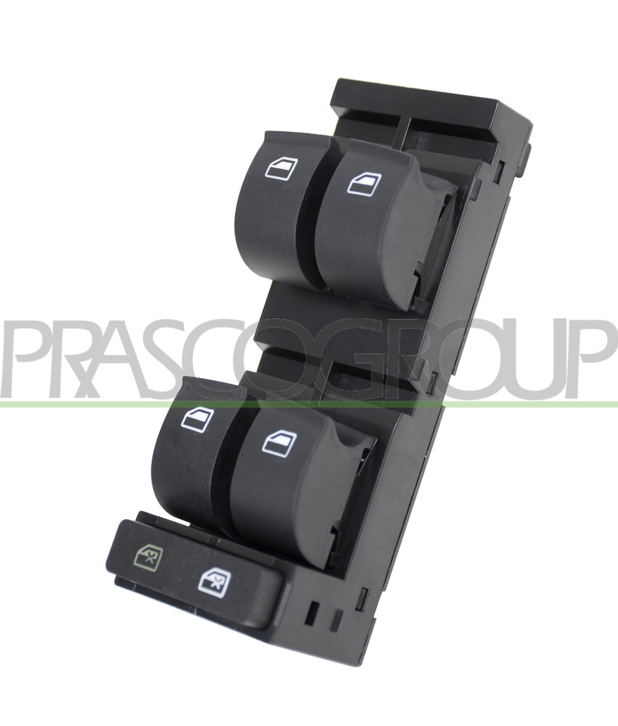 pulsantiera alzacristallo porta anteriore sinistra nera 4 interruttori 16 pins audi a3 3 5 porte 8v1 8va 1996 2003 ad016ws04