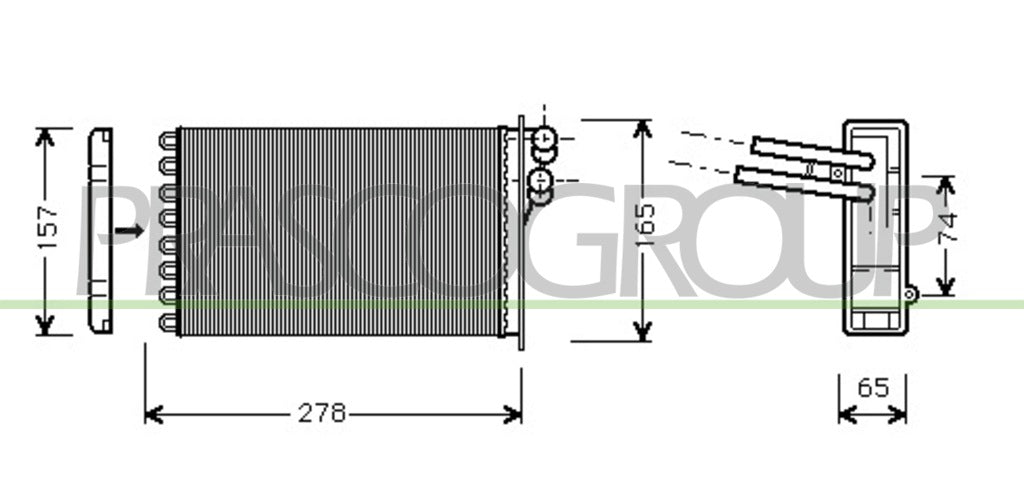 riscaldatore audi a4 b5 1994 1999 ad017h002