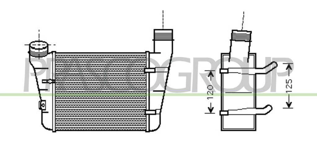 intercooler audi a4 b6 2000 2004 ad020n003