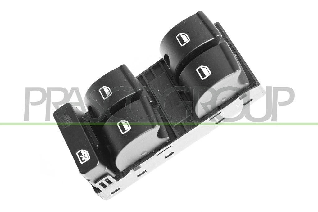 pulsantiera alzacristallo porta anteriore sinistra nera 4 interruttori 10 pins audi a4 b6 2000 2004 ad020ws04