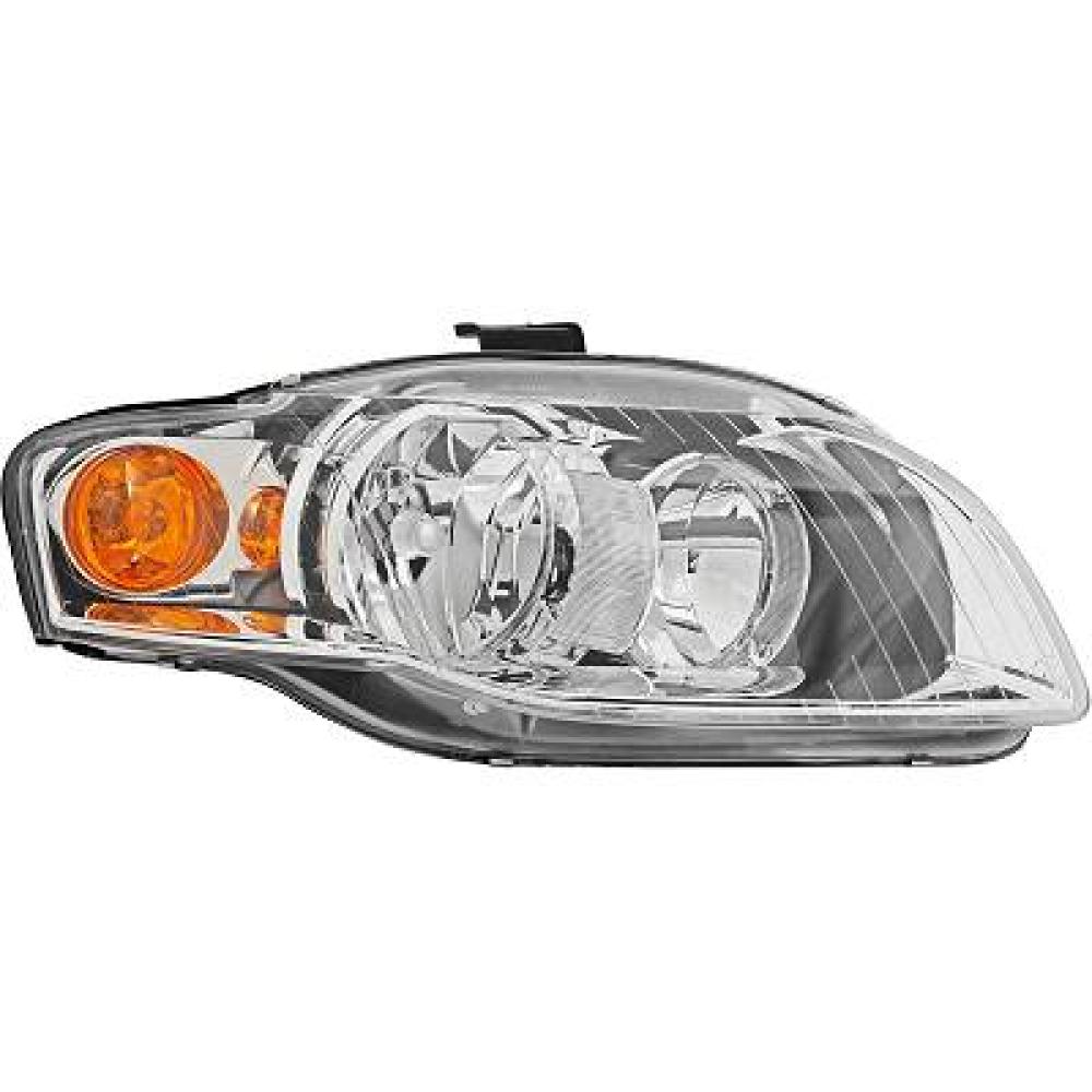 proiettore destro h7 h7 elettrico con motore fanale arancio audi a4 b7 2004 2007 ad0224903