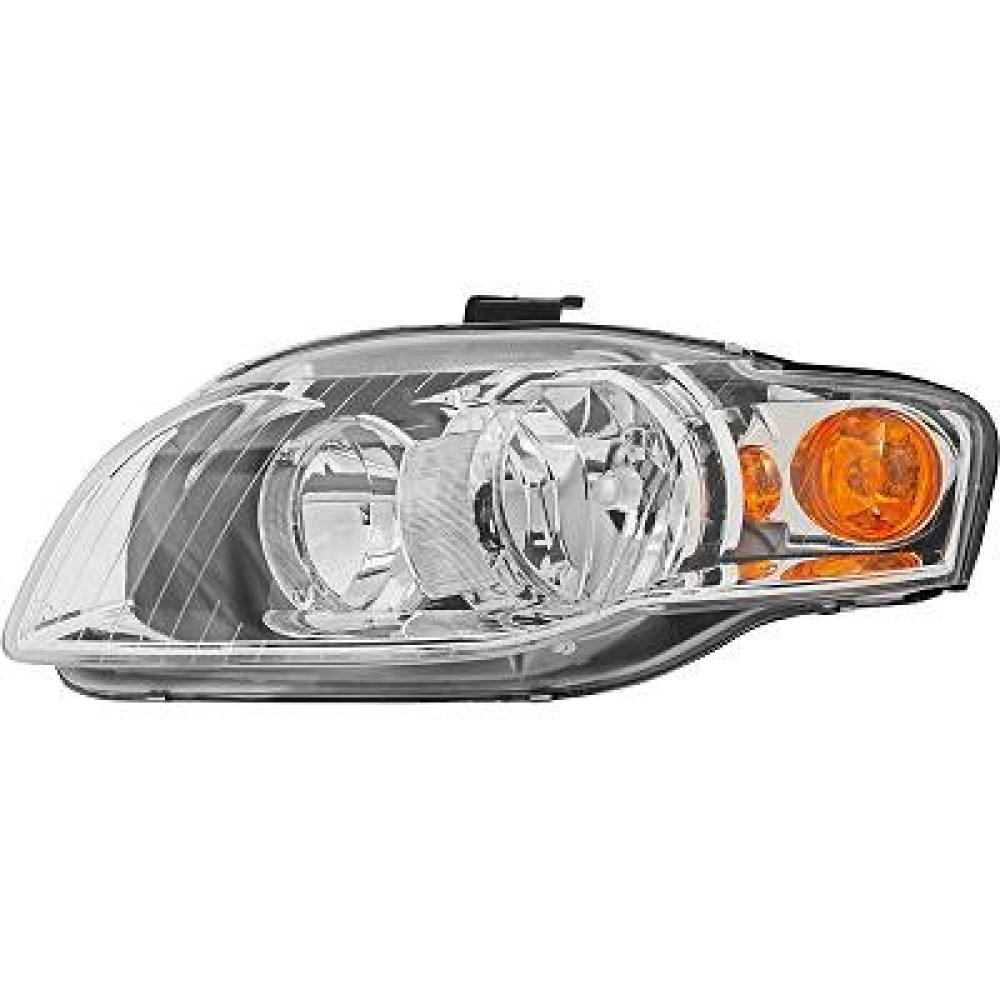 proiettore sinistro h7 h7 elettrico con motore fanale arancio audi a4 b7 2004 2007 ad0224904
