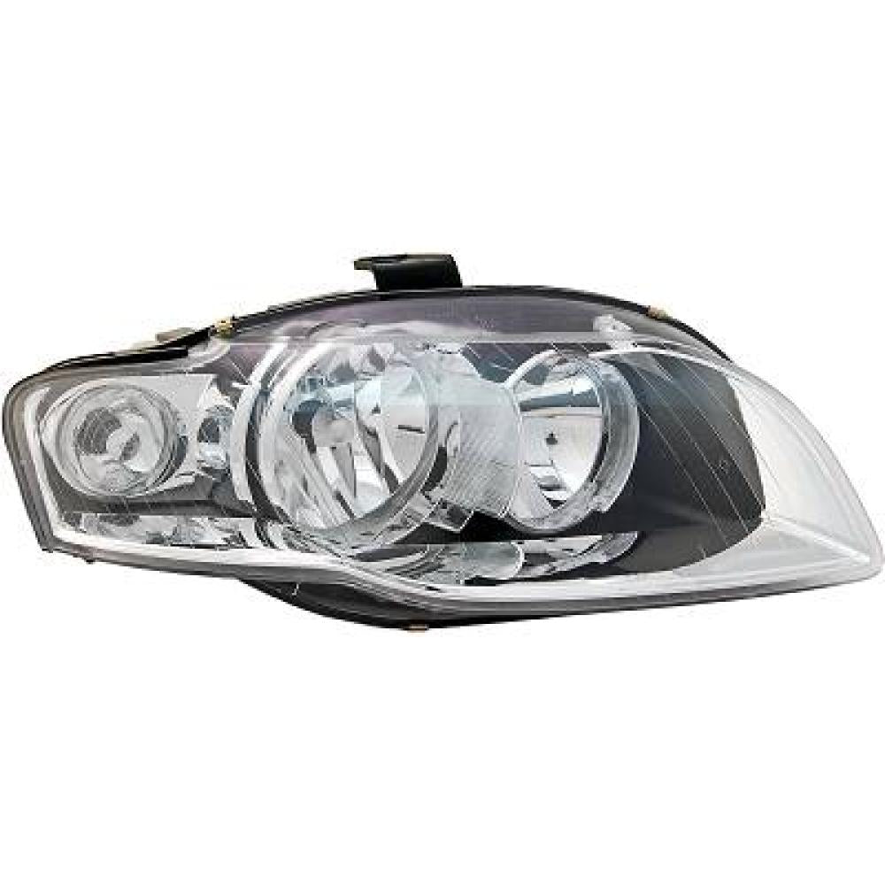 Proiettore Destro H7+H7 Elettrico con Motore Fanale Bianco Audi A4 (B7) (2004-2007) - 8E0941004BK