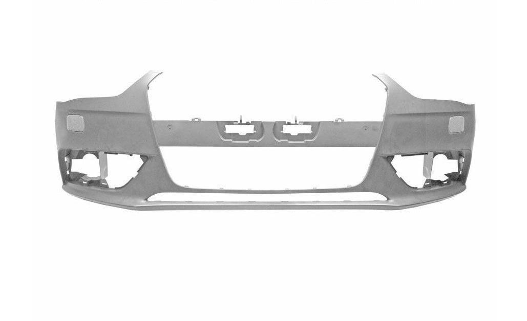 paraurti anteriore con primer con fori lavafari con tracce pdc park assist audi a4 b8 2012 2015 ad0251011