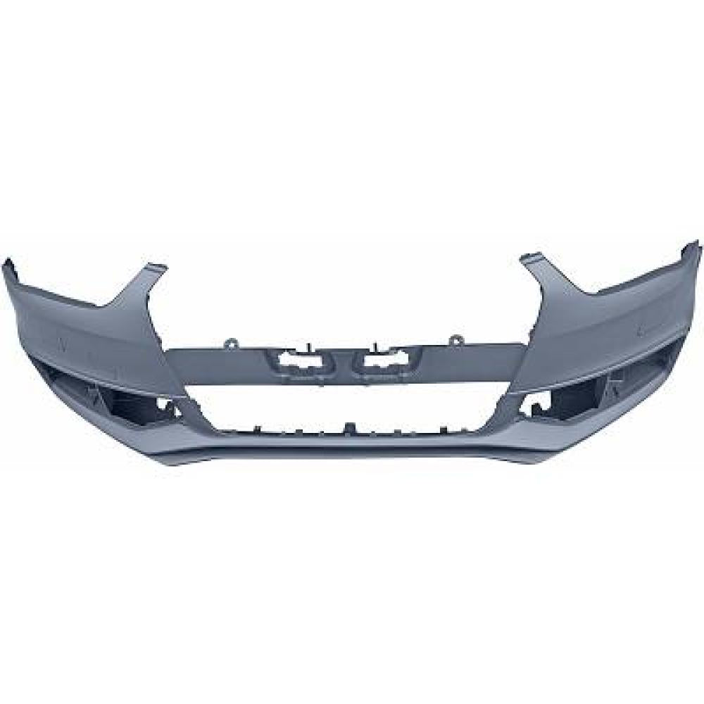 paraurti anteriore con primer con tappo coprigancio con fori e tappi lavafari con tracce pdc mod s line audi a4 b8 2012 2015 8k0807065egru