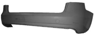 paraurti posteriore con primer con tappo copri gancio con tracce pdc mod station wagon audi a4 b8 2012 2015 ad0251071