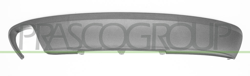 spoiler paraurti posteriore nero goffrato con scarico doppio a sinistra audi a4 b8 2012 2015 ad0251851