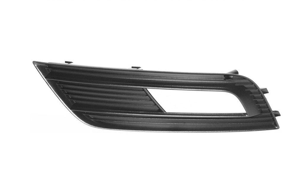griglia sinistra paraurti anteriore nera con sede fendi con modanatura nera lucida audi a4 b8 2012 2015 ad0252134
