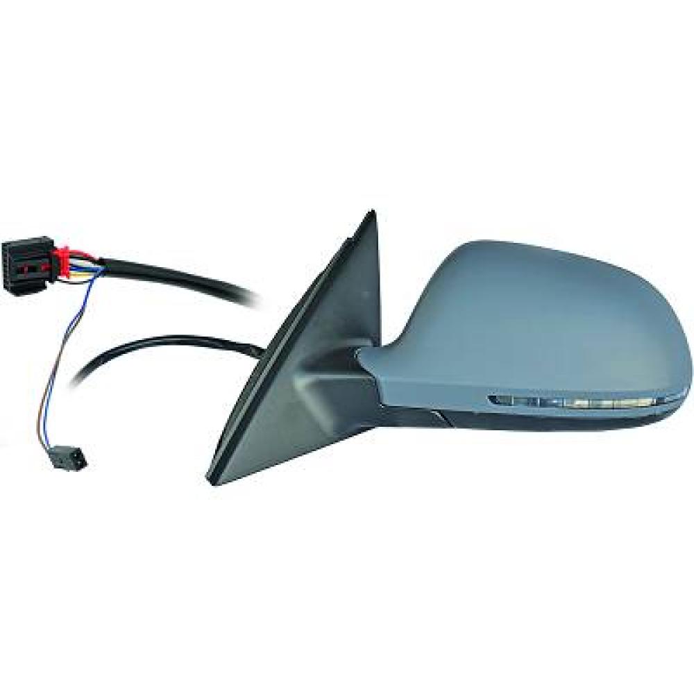 retrovisore sinistro elettrico con primer termico con fanale con blis asferico 10 pins audi a4 b8 2007 2011 8k1857409ag01c
