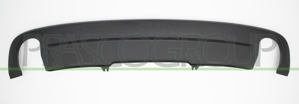 spoiler paraurti posteriore nero con scarico a destra e a sinistra audi a4 b9 2015 2019 ad0261851