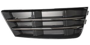 griglia destra paraurti anteriore nera con modanatura cromata audi a4 b9 2015 2019 ad0262133
