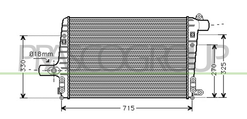 intercooler audi a6 1997 2001 ad032n002