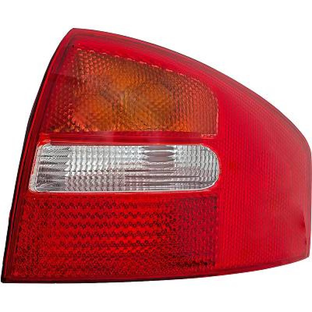 fanale posteriore destro senza portalampada mod 4 porte bianco rosso audi a6 1997 2001 ad0334153