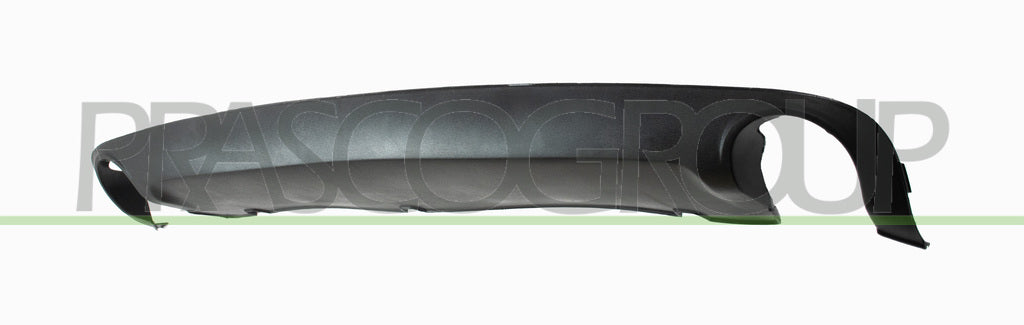 spoiler paraurti posteriore nero goffrato con scarico singolo a destra e a sinistra mod 4 porte audi a6 2004 2008 ad0341851