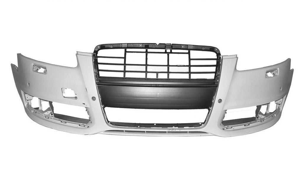 paraurti anteriore con primer con fori pdc supporti con fori lavafari audi a6 2008 2011 ad0361011