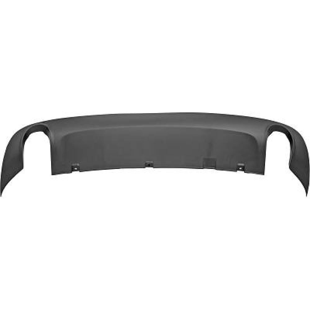 spoiler paraurti posteriore nero goffrato con scarico singolo a destra e a sinistra audi a6 2008 2011 ad0361851